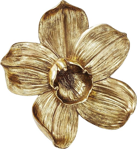 Kare Design Wanddekoobjekt Wandobjekt Orchid Gold günstig online kaufen