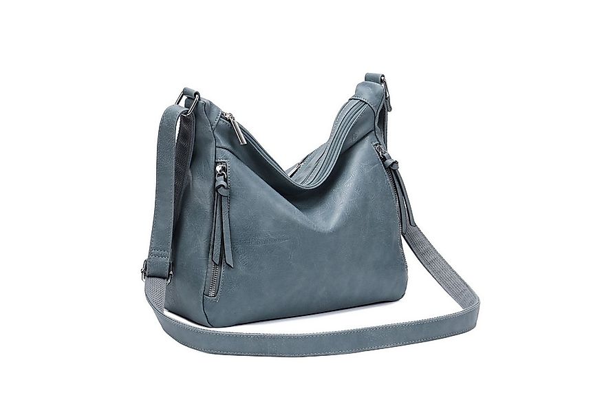 ITALYSHOP24 Schultertasche Damen Tasche Shopper Crossbody Handtasche Umhäng günstig online kaufen