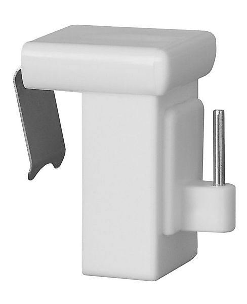 dekondo Fensterhaken Dekohaken Dekoklipp Gardinenhaken, weiß, für einen Kle günstig online kaufen