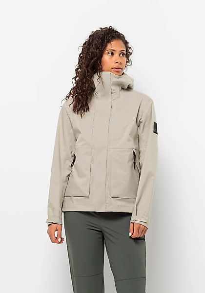 Jack Wolfskin Regenjacke "WANDERMOOD 3L JKT W" mitKapuze günstig online kaufen