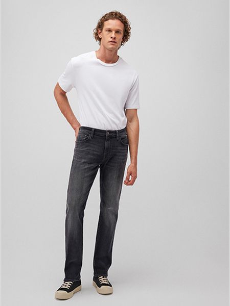 Mavi Regular-fit-Jeans Jeans Straight Leg Dunkle günstig online kaufen