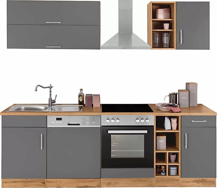 KOCHSTATION Küchenzeile "KS-Colmar", ohne E-Geräte, Breite 240 cm günstig online kaufen