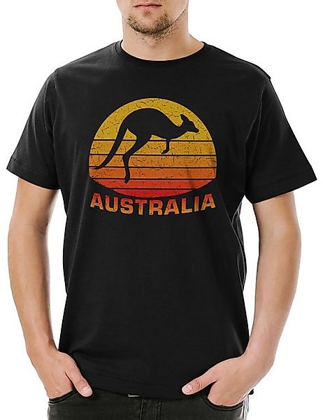 Urban Backwoods Print-Shirt Kangaroo Australia Herren T-Shirt Australien Do günstig online kaufen