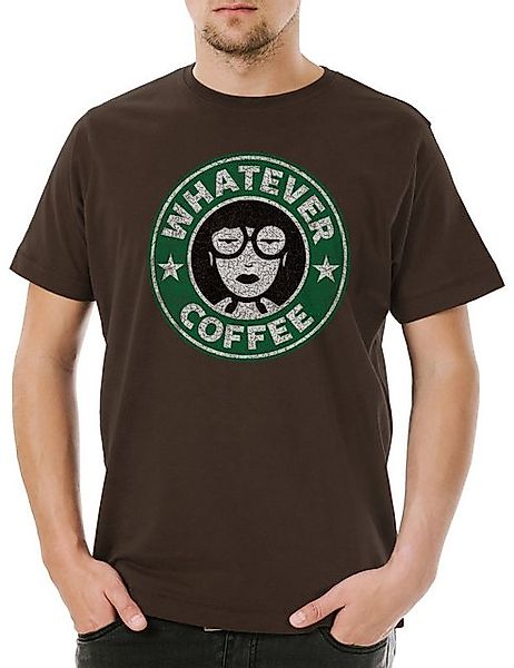 Urban Backwoods Print-Shirt Daria Whatever Coffee Herren T-Shirt Sitcom TV günstig online kaufen