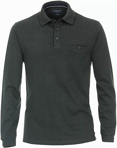 Casa Moda Poloshirt LS Dunkelgrün - Größe 4XL günstig online kaufen