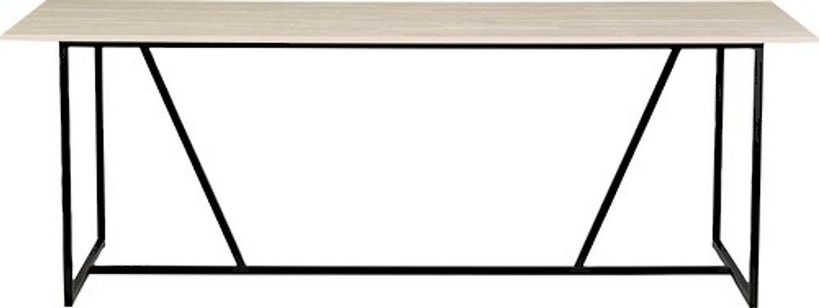 WOOOD Esstisch "Silas", rechteckige Form, Holz teilmassiv, H 75 cm x B 220 günstig online kaufen