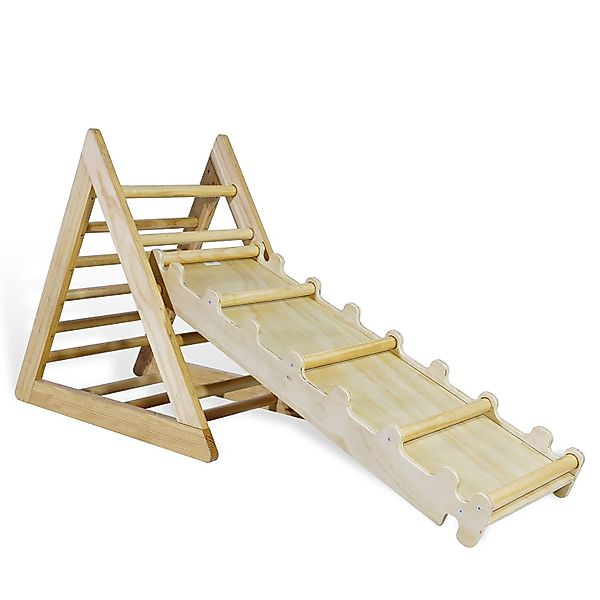 CCLIFE Klettergerüst Kletterdreieck mit Rutsche Montessori günstig online kaufen