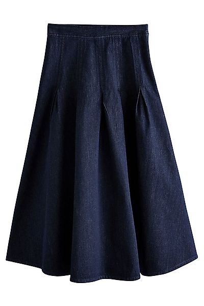 Next Midirock Vollversäumter Midirock aus Denim (1-tlg) günstig online kaufen