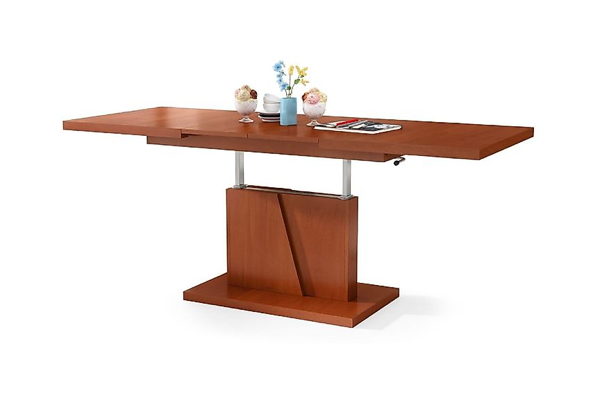 Mazzoni Couchtisch Grand Noir Kirschbaum stufenlos günstig online kaufen