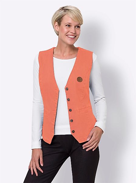 Sieh an! Jerseyweste Jeansweste günstig online kaufen