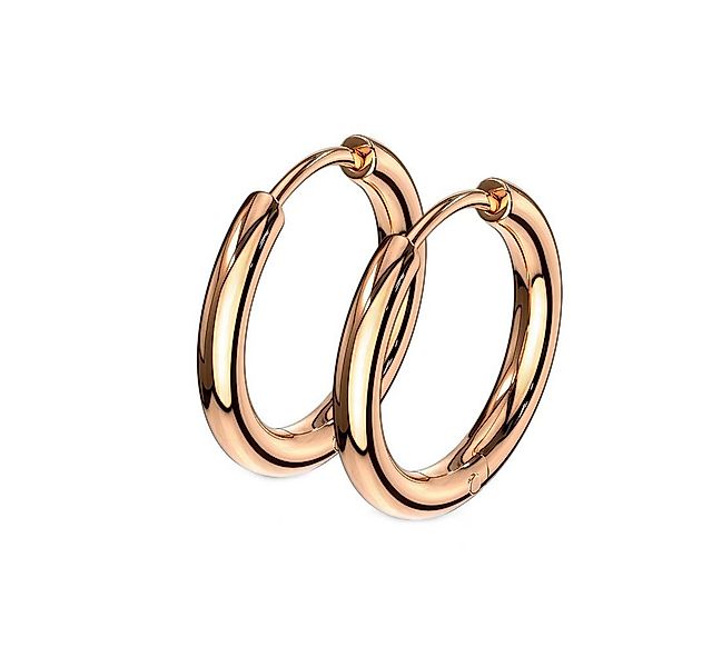 viva-adorno Paar Creolen Damen Klappcreolen Hoop Ohrringe Edelstahl verschi günstig online kaufen