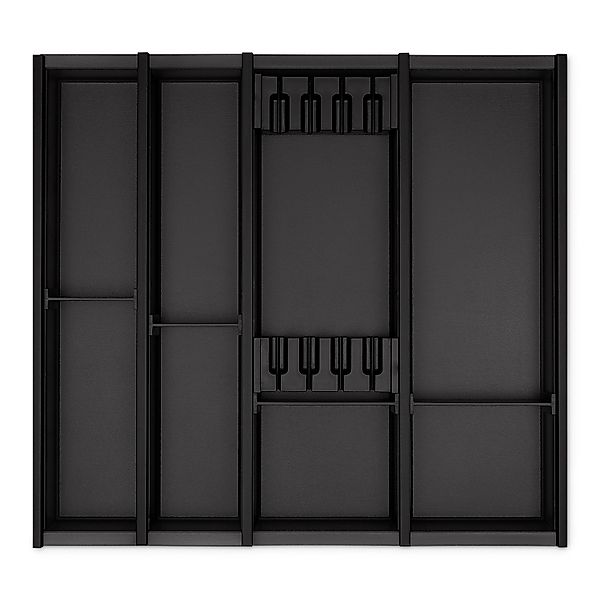 SOTECH Cuisio Besteckeinsatz 55mm Höhe Transluzent Anthrazit mit Messerbloc günstig online kaufen