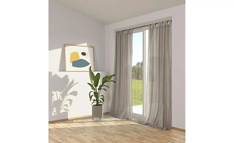 Primera Vorhang "Stone-Washed" Schlaufen 1 Stk. tlg. einzigartige Waschung günstig online kaufen