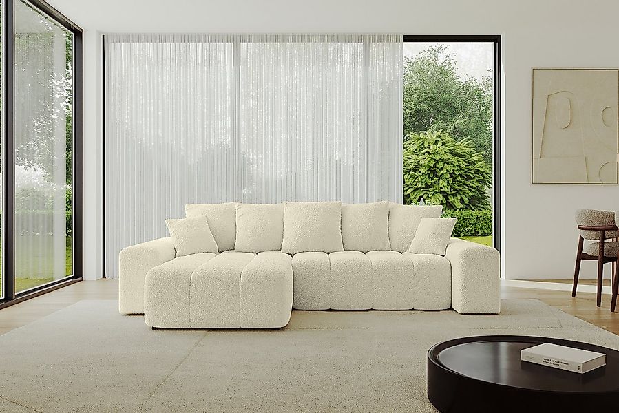 ALTDECOR Ecksofa ENIL-L, Couch mit Schlaffunktion, Wohnzimmer - Wohnlandsch günstig online kaufen