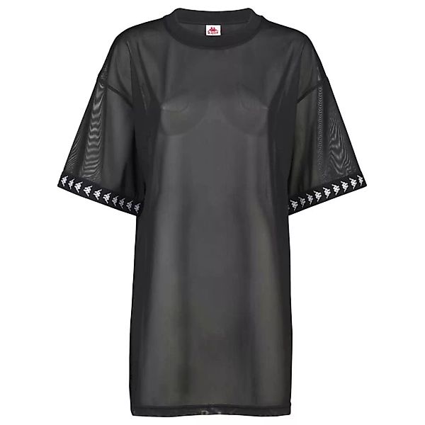 Kappa Edy 222 Banda Kurzärmeliges T-shirt XS Black / White / Black günstig online kaufen