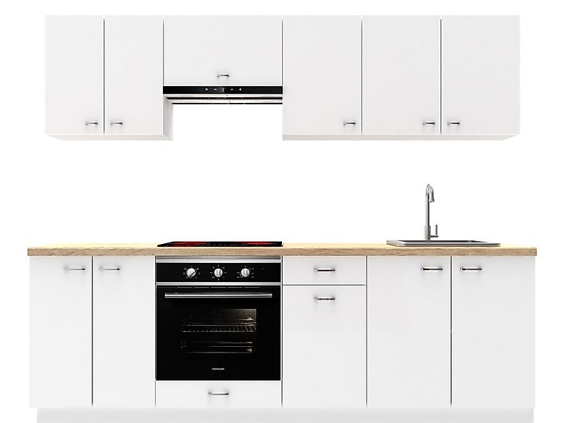 OMILI Küchenzeile OLVIT (Breite 240cm), Fronten 18mm, SOFTCLOSE, metallbox günstig online kaufen