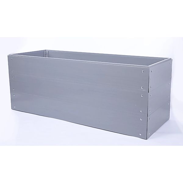 PROREGAL Hochbeete Growline Plast HxBxT 61x160x100cm 3 Ebenen Grau günstig online kaufen