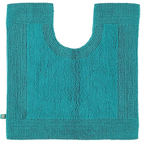 Rhomtuft - Badteppiche Prestige - Farbe: azur - 41 - Toilettenvorlage mit A günstig online kaufen