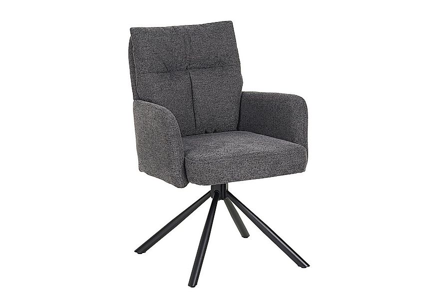 HTI-Living Drehstuhl Drehstuhl Kyra Anthrazit (Stück, 1 St), Esszimmerstuhl günstig online kaufen