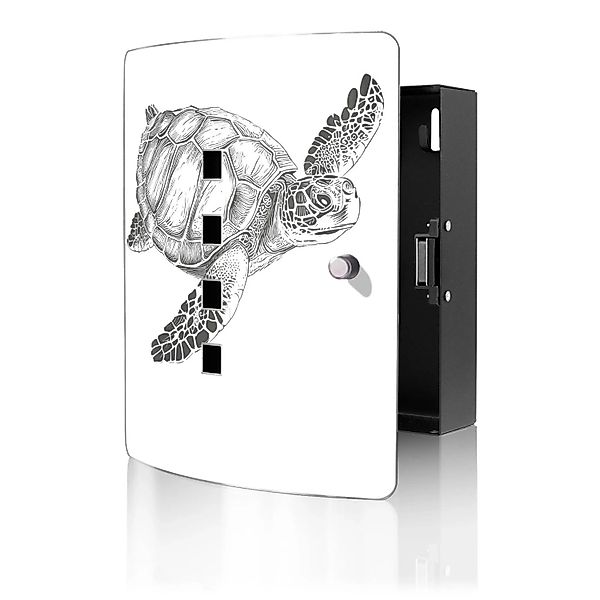 Banjado Design Schlüsselkasten Aus Edelstahl Für 10 Schlüssel 24x21,5x7cm M günstig online kaufen