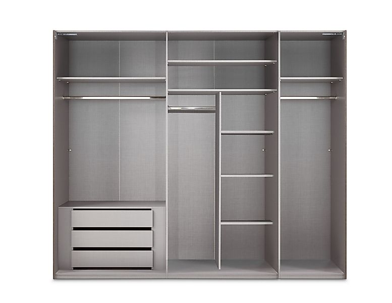 luma-home Schwebetürenschrank 22034 (3-türig, B250/H216/T65 cm günstig online kaufen