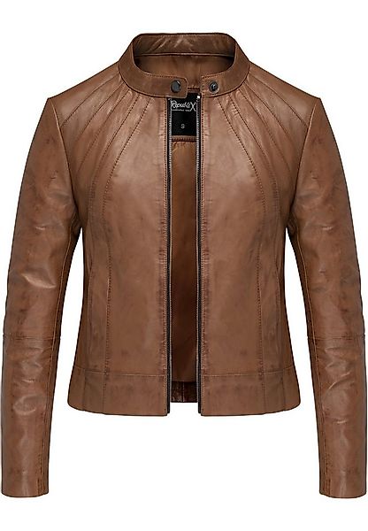 REPUBLIX Lederjacke WILLOW Echtleder Damen Biker Zipper Jacke günstig online kaufen