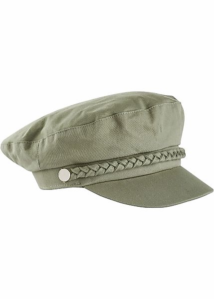 bonprix Schirmmütze aus Baumwolle, mit Futter aus Polyester und Baumwolle günstig online kaufen