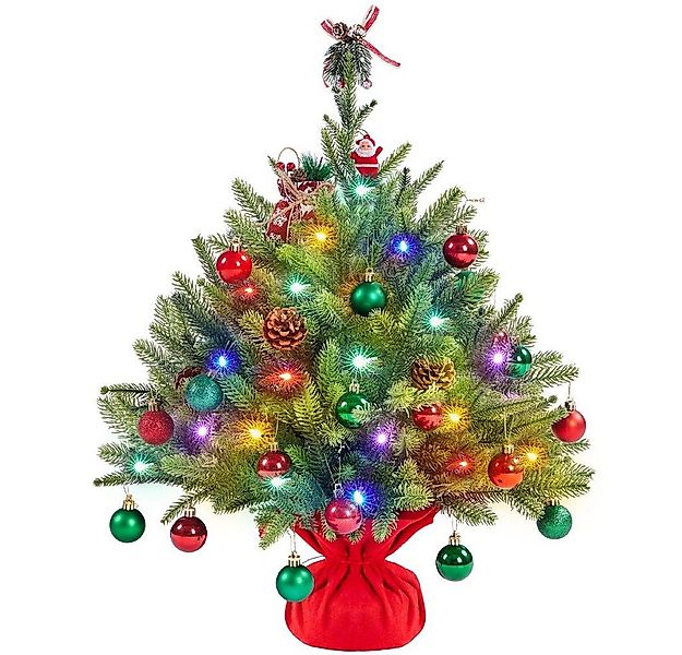 Yaheetech Künstlicher Weihnachtsbaum 61/91,5 cm H Tisch-Weihnachtsbaum mit günstig online kaufen