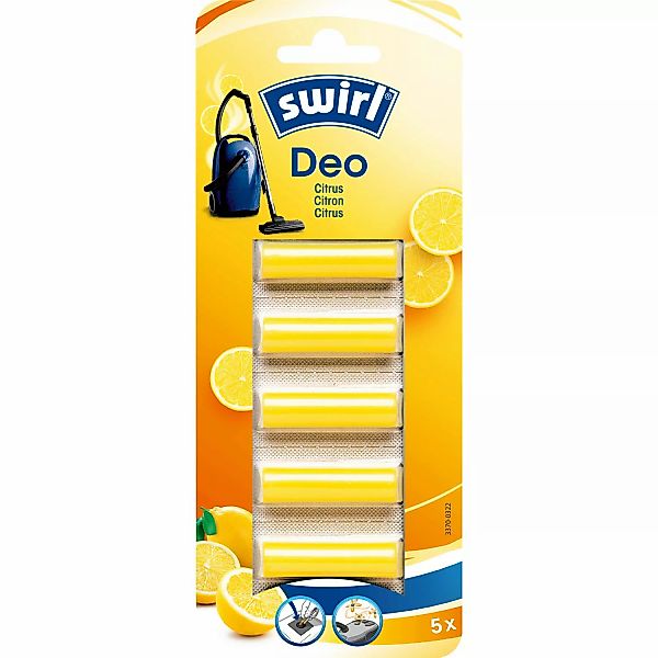 Swirl® Staubsauger-Deo-Sticks Citrus 5 Sticks günstig online kaufen