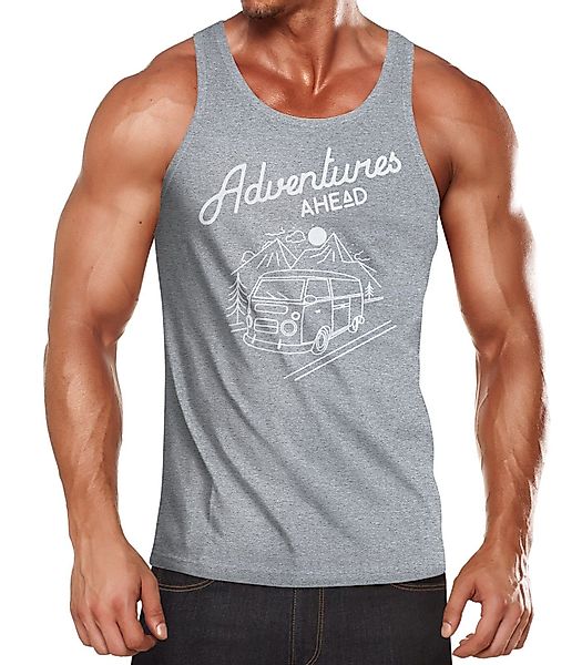 MoonWorks Tanktop Herren Tanktop Bus Retro günstig online kaufen