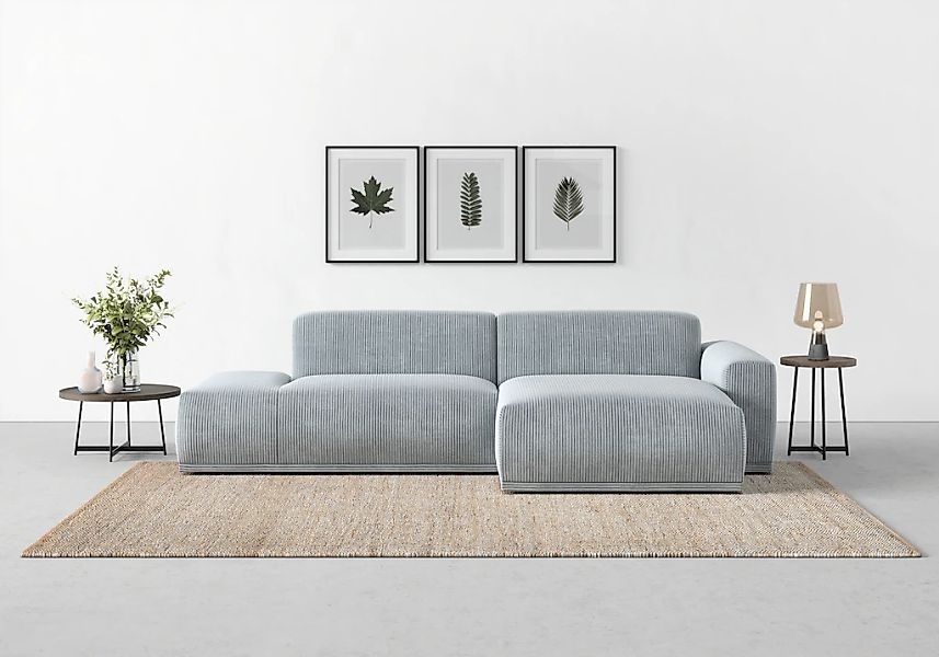 TRENDMANUFAKTUR Ecksofa "Braga, mit hochwertigem Kaltschaum, L-Form, in Cor günstig online kaufen