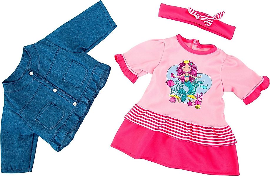 Bayer Puppenkleidung Kleid/Jacke pink 38 cm (Set, 3-tlg) günstig online kaufen