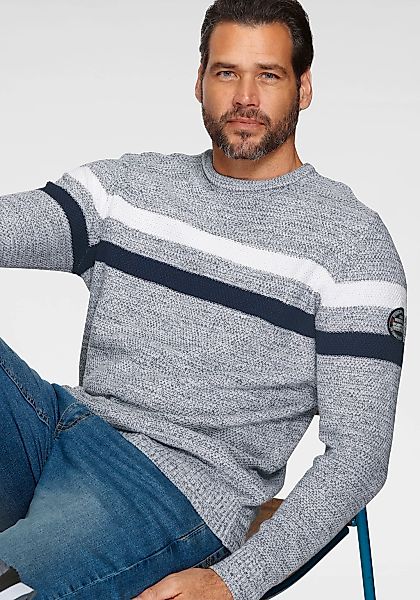Man's World Rundhalspullover Bis Größe 5 günstig online kaufen
