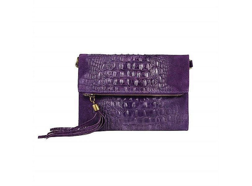 ITALYSHOP24 Schultertasche Made in Italy Damen Leder Tasche CrossOver, mit günstig online kaufen