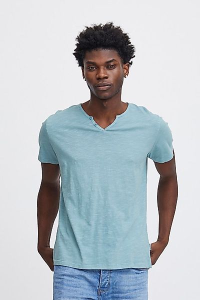 Blend T-Shirt BHAshton split neck tee mit Deko-Knopfdetail am Ausschnitt günstig online kaufen