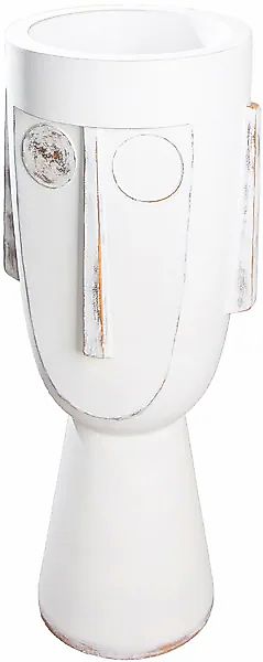 GILDE Pflanzkübel »Übertopf XXL Gesicht "Face" weiß H. 106 cm« günstig online kaufen