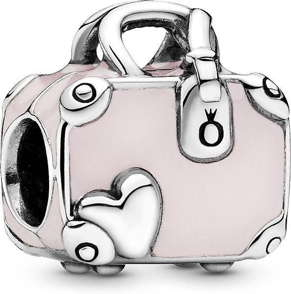 Pandora Kettenanhänger Pandora Rosafarbener Koffer Charm günstig online kaufen