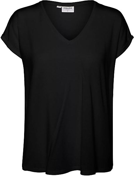 Vero Moda Curve V-Shirt "VMAYA SS V-NECK TEE VMA NOOS CURVE" günstig online kaufen