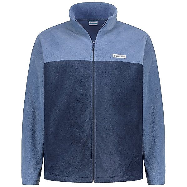 Columbia Fleecejacke im Colorblock-Design Farbe jeansblau Größe: 4XL günstig online kaufen