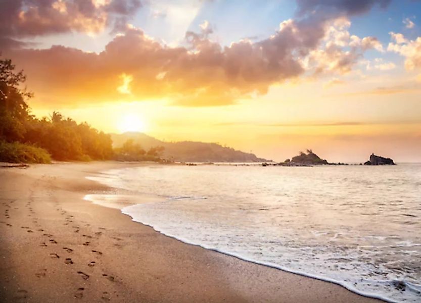 Papermoon Fototapete »Karnataka Beach« günstig online kaufen