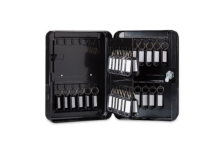 relaxdays Schlüsselkasten Metall abschließbar, schwarz günstig online kaufen