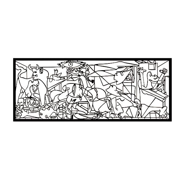 EYOKA Wanddekoobjekt 3D Wanddekoration Guernica von günstig online kaufen