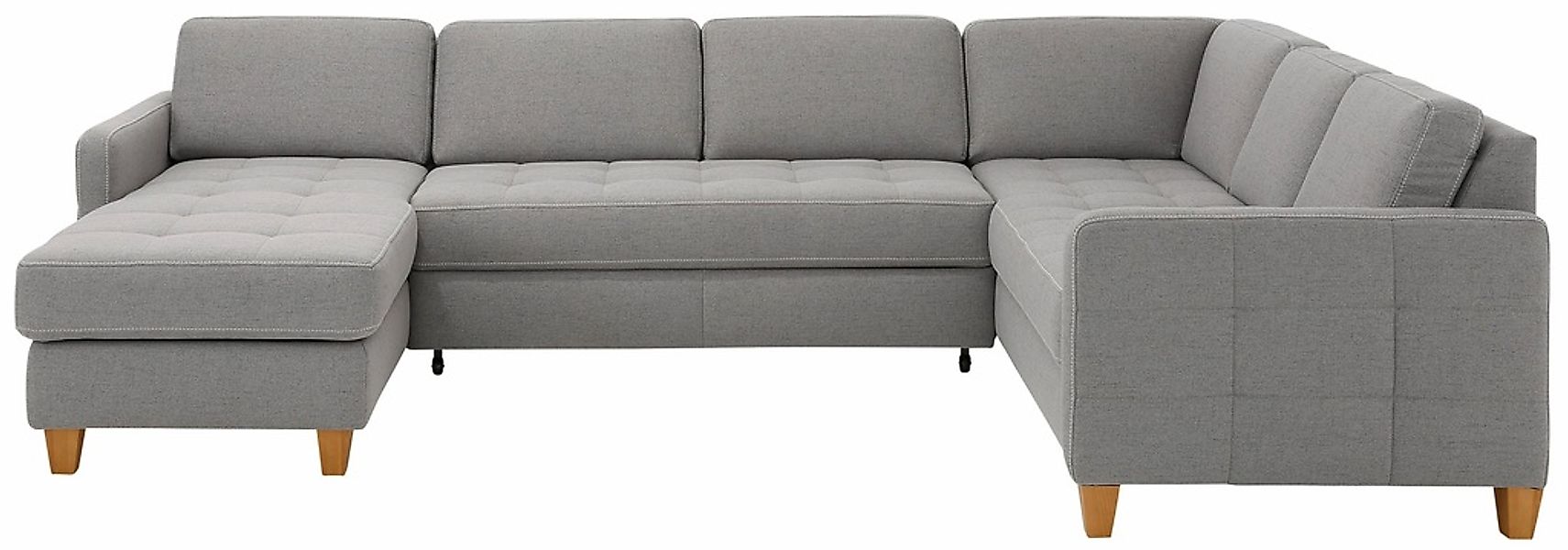 Home affaire Wohnlandschaft "Earl U-Form" wahlweise auch mit Bettfunktion o günstig online kaufen