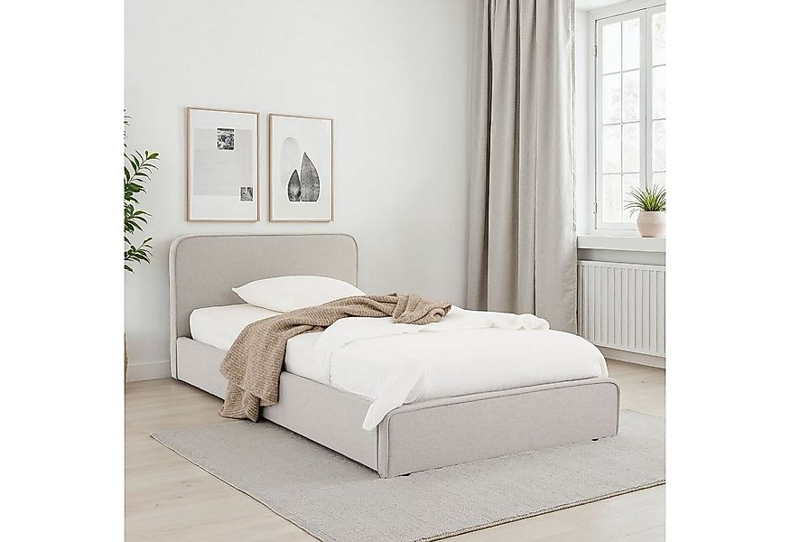 IDIMEX Polsterbett MARINI, Bett 90x200 cm mit Lattenrost Einzelbett mit Kop günstig online kaufen