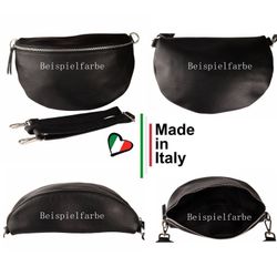 MIRROSI Bauchtasche mit GOLDENER Reißverschluss Damen, günstig online kaufen