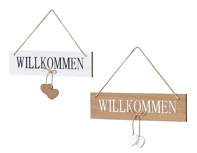 Levandeo® Wandbild, 2er Set Tür-Schilder Türhänger günstig online kaufen