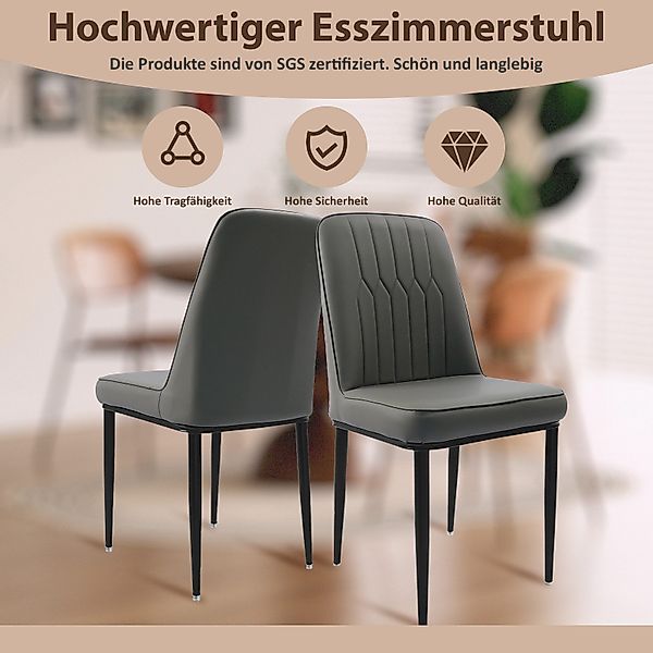 Durrafy Esszimmerstuhl Küchenstuhl mit Samtbezug,Esszimmerstuhl,Polsterstuh günstig online kaufen