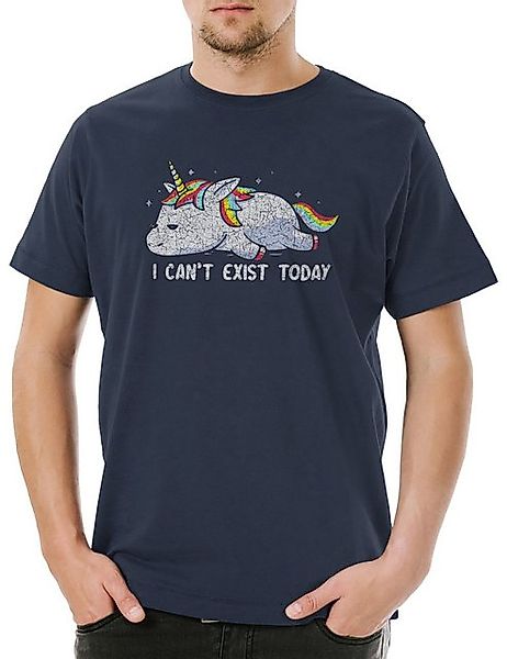 Urban Backwoods Print-Shirt Urban Backwoods I Can't Exist Today Herren T-Sh günstig online kaufen
