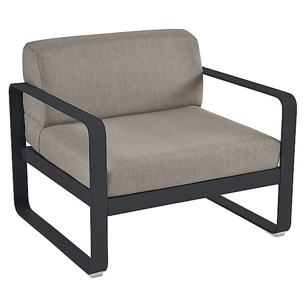 Bellevie Lounge-Sessel Outdoor 47 Anthrazit B8 Taupegrau günstig online kaufen