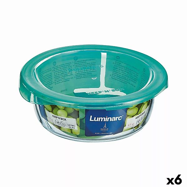 Runde Lunchbox Mit Deckel Luminarc Keep'n Lagon 13,5 X 6 Cm Türkis 680 Ml G günstig online kaufen